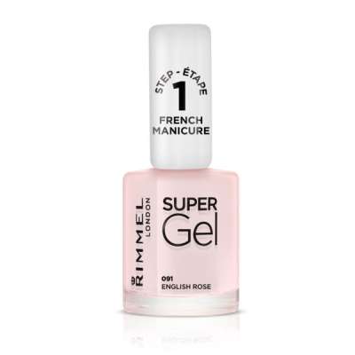 Rimmel Super Gel francia manikű körömlakk /091 english rose - 1 db