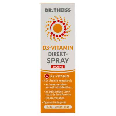 Dr. Theiss D-3 vitamin étrend-kiegészítő szájspray - 20 ml