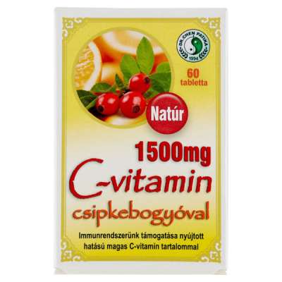 Dr. Chen Patika Natúr C-Vitamin 1500mg Csipkebogyóval tabletta - 60 db