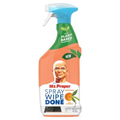 Mr Proper Spray Wipe Done felülettisztító mandarin illattal - 800 ml