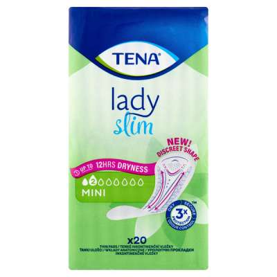 Tena Lady Mini szárny nélküli enyhe inkontinencia betét - 20 db