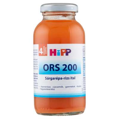 Hipp bébiital sárgarépa rizs ízesítéssel hasmenés kezelésére 4 hónapos kortól - 200 ml