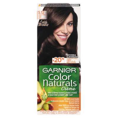 Garnier Color Naturals Tartós hajfesték 5.12 Jeges világosbarna - 1 db