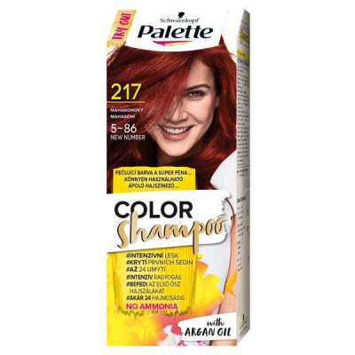 Schwarzkopf Palette Color Shampoo kímélő tartós hajszínező 5-8 mahagóni - 1 db