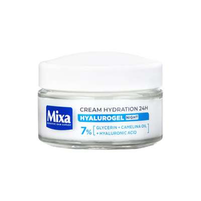 Mixa Hyalurogel intenzív éjszakai hidratáló arckrém - 50 ml