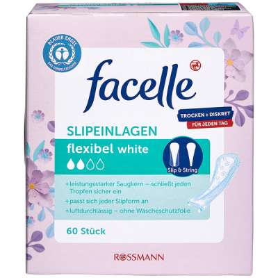 Facelle String & Slip tisztasági betét - 60 db
