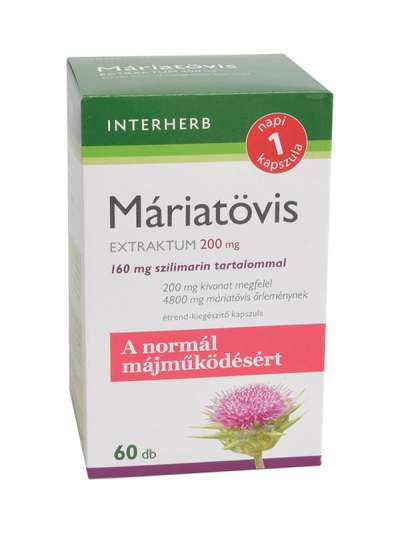 Interherb napi 1 máriatövis extraktum - 60 db