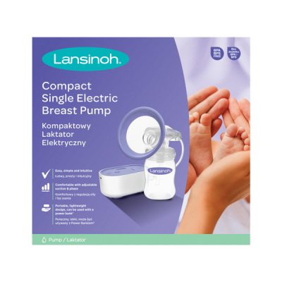 Lansinoh 2 fázisú kompakt elektromos mellszívó - 1 db