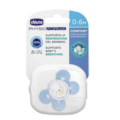 Chicco PhysioForma Comfort cumi 0-6 hónapos korig /kék - 1 db