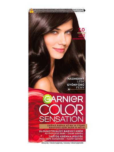 Garnier Color Sensation hajfesték 3 Sötétbarna - 1 db