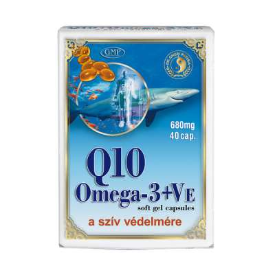 Dr. Chen Patika Q10 + Omega-3 + E-Vitamin kapszula - 40 db