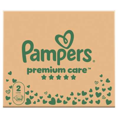 Pampers Premium Care pelenka 2-es méret 4-8kg - 224 db