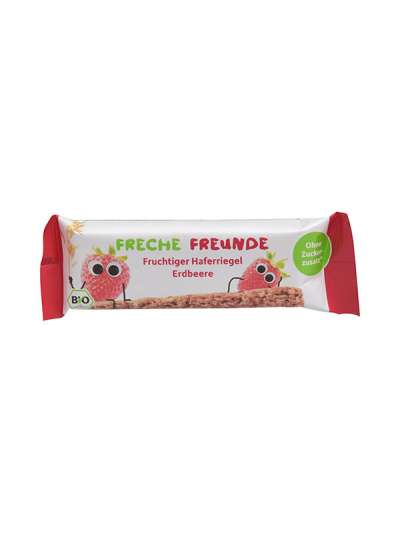 Freche Freunde bio teljes kiörlésű zabszelet 1év, eper - 30 g