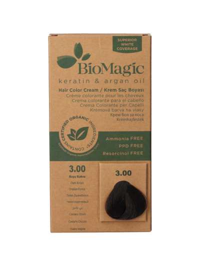 Biomagic hajfesték /3.00 sötét barna - 1 db