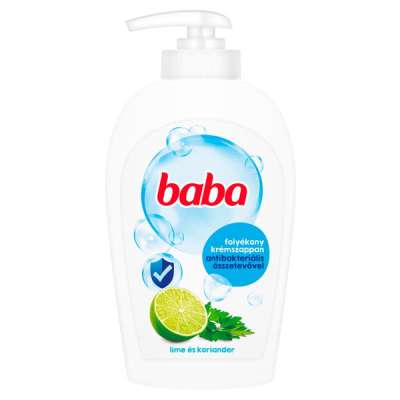 Baba Lime és Koriander folyékony krémszappan antibakteriális összetevővel - 250 ml