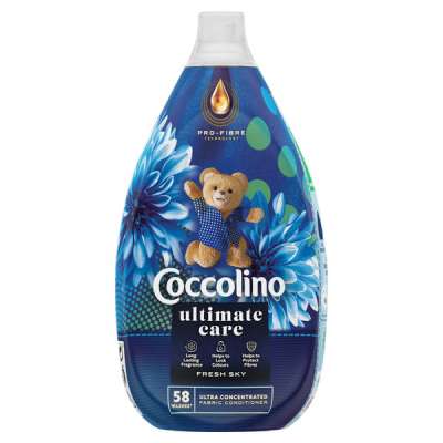 Coccolino Ultimate Care Fresh Sky öblítő 58 mosás - 870 ml