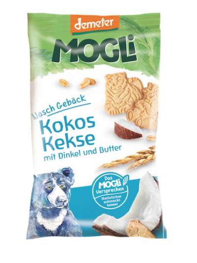 Mogli Bio Mini kókuszos keksz - 50 g