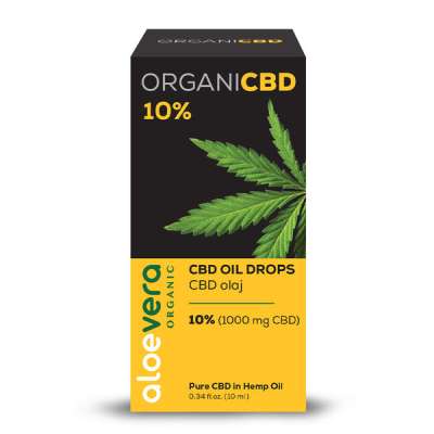 Aloe Vera OrganiCBD CBD olaj 10% (1000mg) - 10 ml