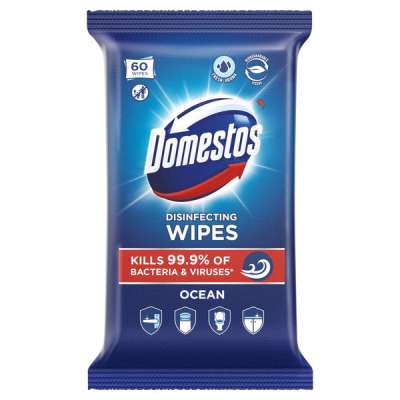Domestos Ocean higiénikus törlőkendő - 60 db