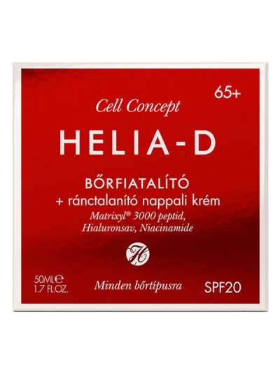 Helia-D Cell Concept bőrfiatalító + ránctalanító nappali krém 65+ - 50 ml