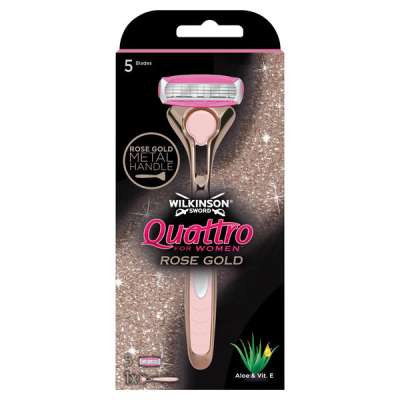 Wilkinson Quattro for Women Rose Gold borotva - 4 db