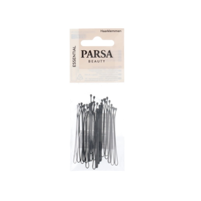 Parsa Beauty egyenes hullámcsat /fekete - 20 db