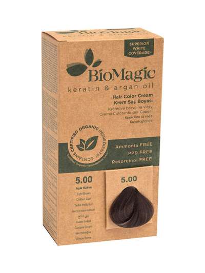 Biomagic hajfesték /5.00 világos barna - 1 db