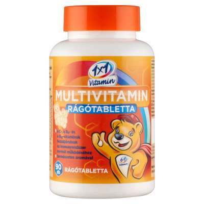 1x1 Vitamin Multivitamin rágótabletta macis - 90 db