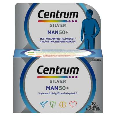 Centrum férfiaknak 50+ A-Z-ig multivitamin - 30 db
