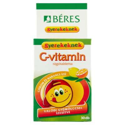 Béres C-Vitamin Gyerekeknek Rágótabletta - 30 db