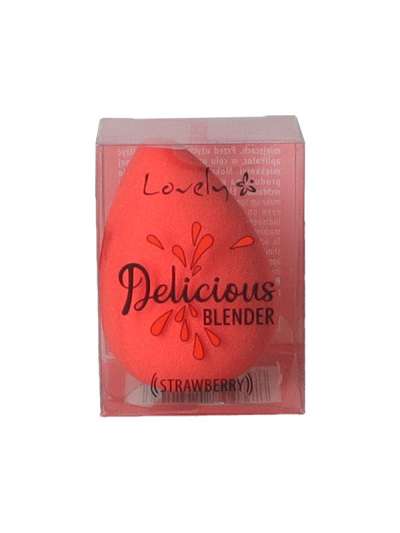 Lovely mini sminkszivacs epres - 1 db