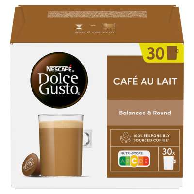 Nescafe Cafe Aulait Dolce Gusto kávékapszula - 30 db