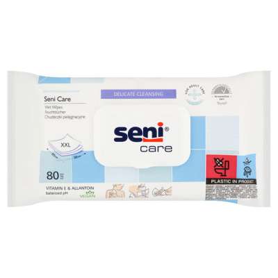Seni care nedves törlőkendő - 80 db