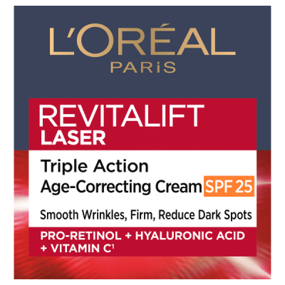 L'Oréal Paris Revitalift Laser öregedésgátló nappali arcápoló SPF 25 - 50 ml