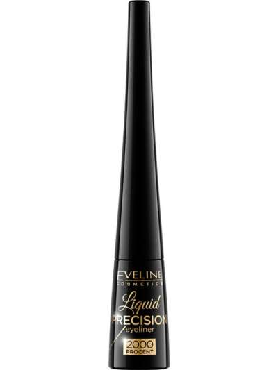 Eveline Liquid Precision matt szemhéjtus /fekete - 1 db