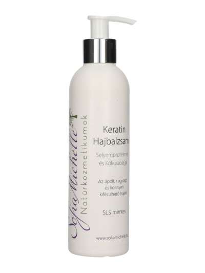 Sofia Michelle Keratin hajhab selyemproteinnel és kókuszolajjal - 250 ml
