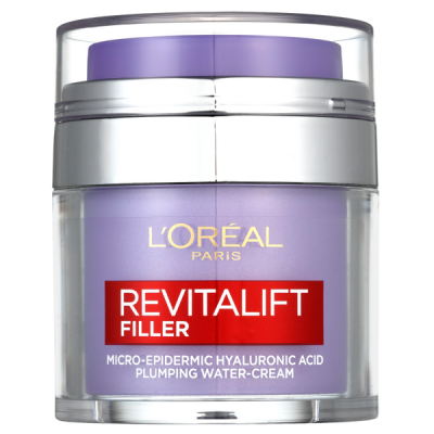 L'Oréal Paris Revitalift Filler Hyaluron hidratáló, nedvességgel feltöltő vízalapú krém - 50 ml