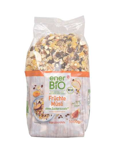 enerBio Gyümölcsös müzli - 1 kg