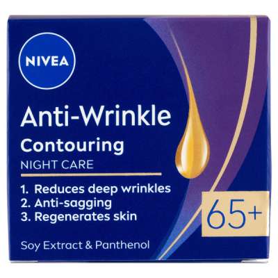 Nivea Anti Wrinkle 65+ éjszakai krém - 50 ml