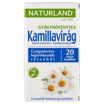 Naturland Kamillavirág tea filter - 20 db