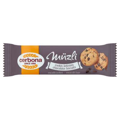 Cerbona csokis-kekszes müzliszelet - 20 g
