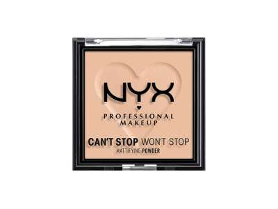 NYX Professional Makeup Can't Stop Won't Stop mattító púder, Light Medium - 1 db