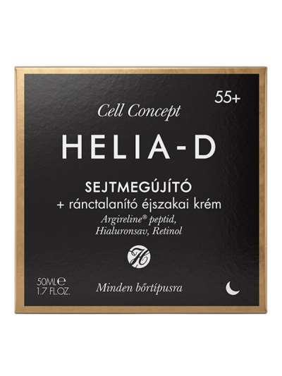 Helia-D Cell Concept sejtmegújító ránctalanító éjszakai krém 55+ - 50 ml