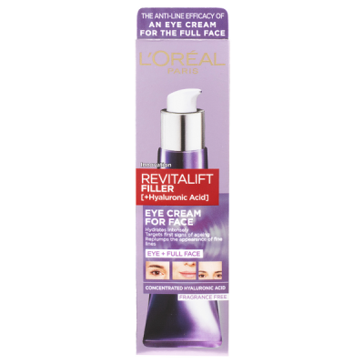 L'Oréal Paris Revitalift Filler szemkörnyékápoló az egész arcra - 30 ml