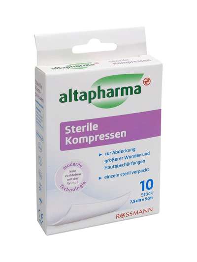Altapharma sebtapasz steril, 7,5 x 5 cm - 10 db