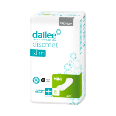 Dailee Discreet Premium Slim Mini inkontinencia betét – 30 db