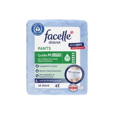 Facelle Medium inkontinencia nadrág - 10 db