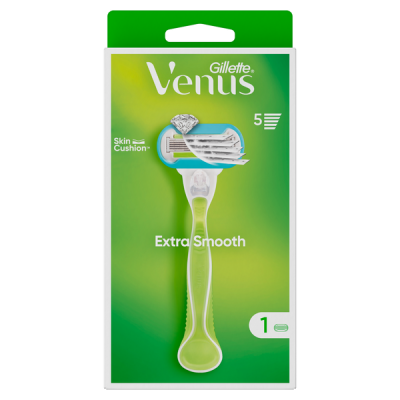 Gillette Venus Extra Smooth borotvakészülék + 1 db borotvabetét - 1 db