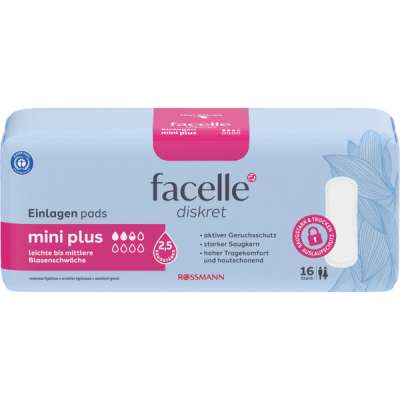 Facelle Diskret Mini Plus tisztasági betét - 16 db