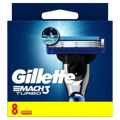 Gillette Mach 3 Turbo borotvabetét - 8 db
